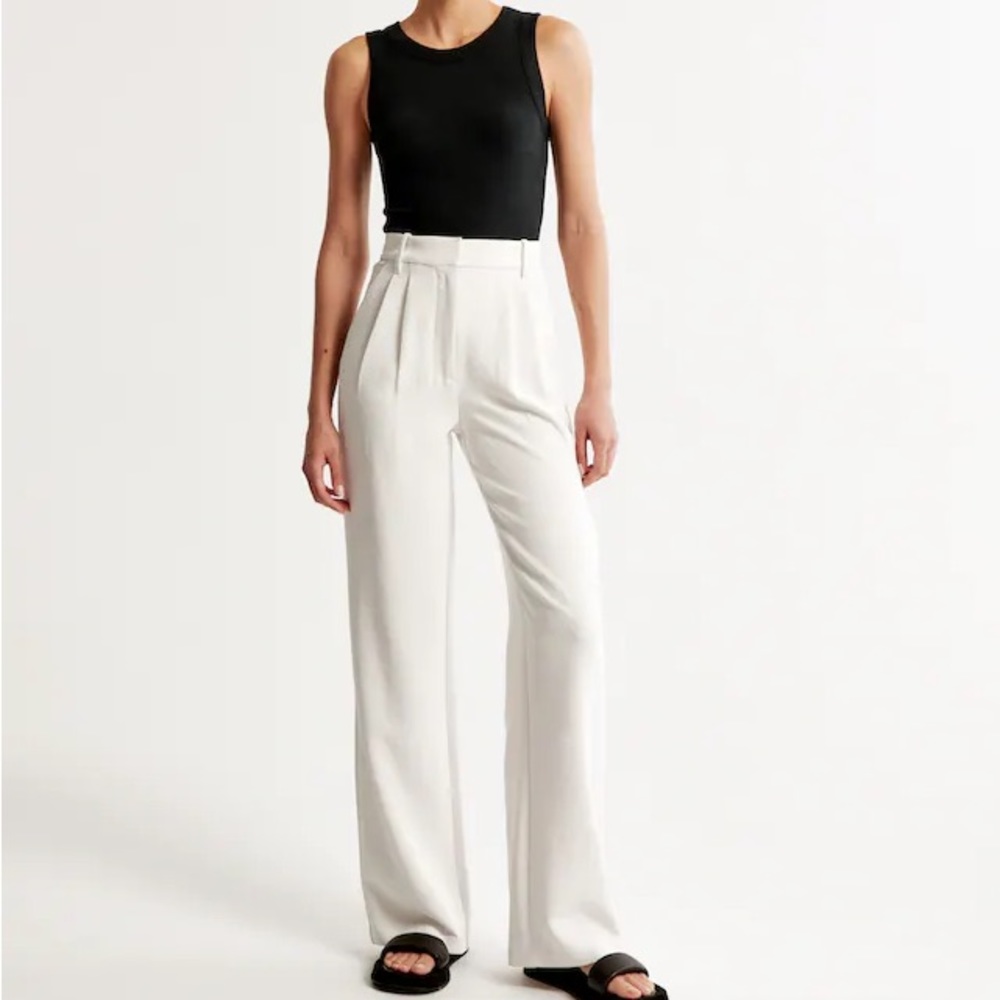 A&F Sloane Tailored Premium Crepe Pant Size 30